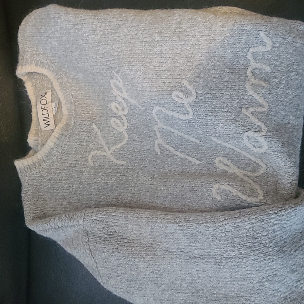 Wildfox " keep me warm" sweater oversized